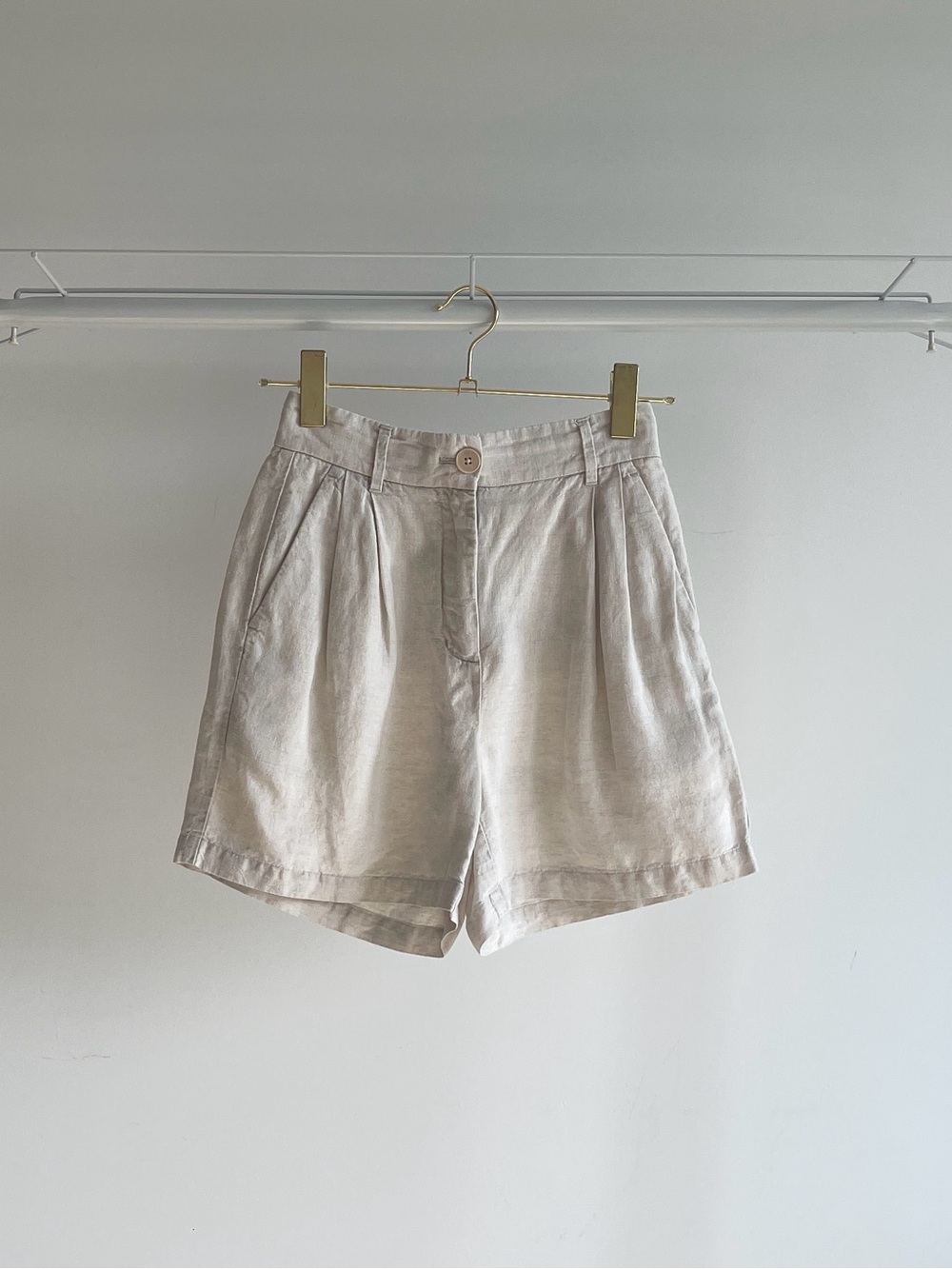 Artizia Natural Ecru Chariot Linen Short